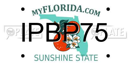 IPBP75 Florida License Plate