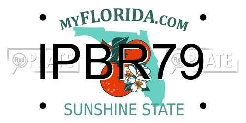 IPBR79 Florida License Plate