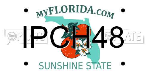IPCH48 Florida License Plate