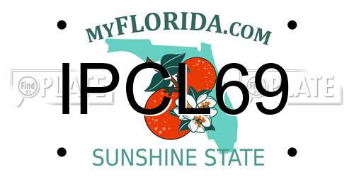 IPCL69 Florida License Plate