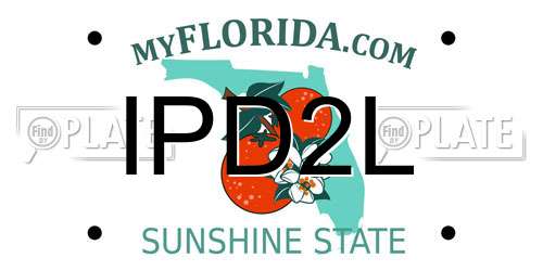 IPD2L Florida License Plate