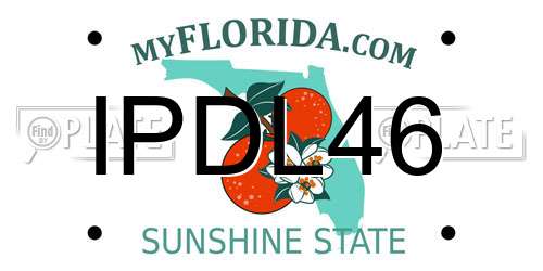IPDL46 Florida License Plate