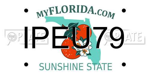 IPEU79 Florida License Plate