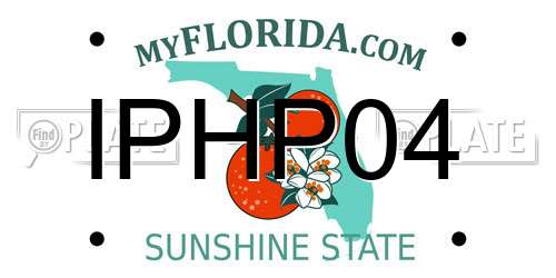 IPHP04 Florida License Plate