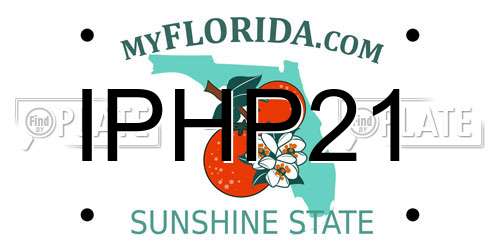IPHP21 Florida License Plate