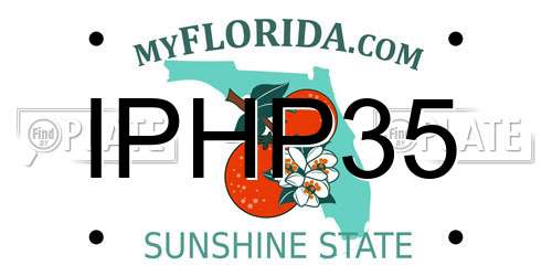 IPHP35 Florida License Plate
