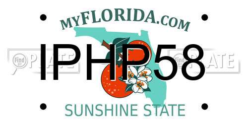 IPHP58 Florida License Plate