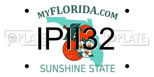 IPII32 Florida License Plate