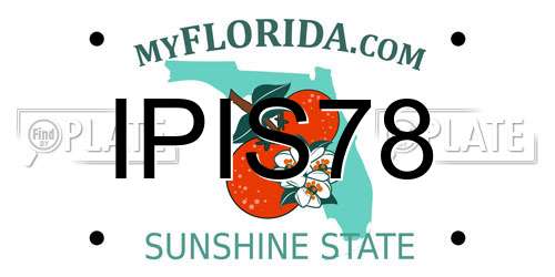IPIS78 Florida License Plate
