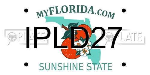 IPLD27 Florida License Plate