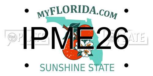 IPME26 Florida License Plate