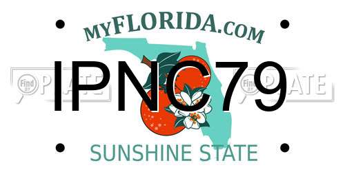 IPNC79 Florida License Plate