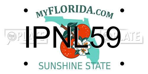 IPNL59 Florida License Plate