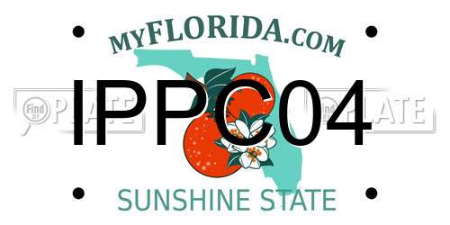 IPPC04 Florida License Plate
