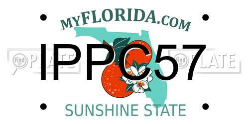 IPPC57 Florida License Plate