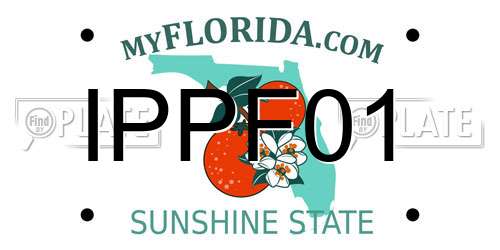 IPPF01 Florida License Plate