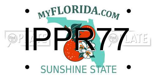IPPR77 Florida License Plate