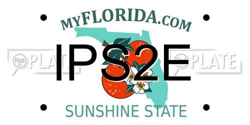 IPS2E Florida License Plate