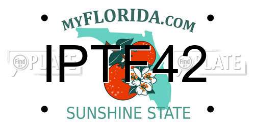 IPTF42 Florida License Plate