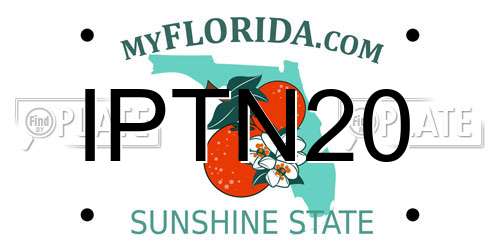 IPTN20 Florida License Plate