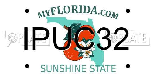IPUC32 Florida License Plate