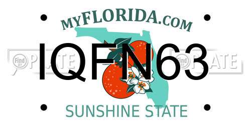 IQFN63 Florida License Plate