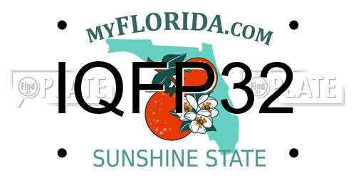 IQFP32 Florida License Plate