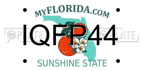 IQFP44 Florida License Plate