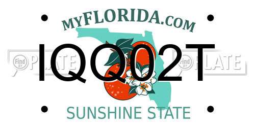 IQQ02T Florida License Plate
