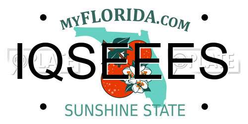 IQSEEES Florida License Plate