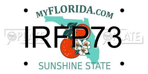 IRFP73 Florida License Plate