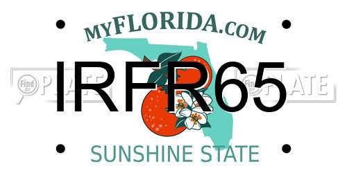 IRFR65 Florida License Plate