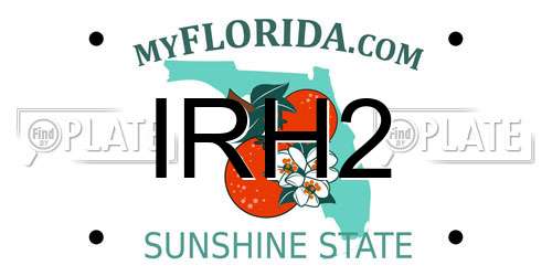 IRH2 Florida License Plate
