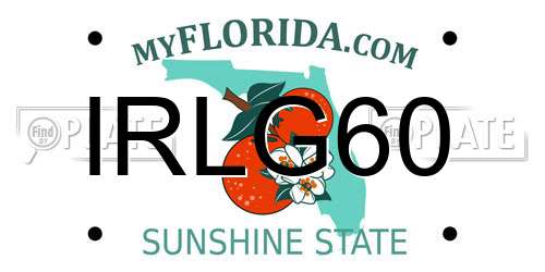 IRLG60 Florida License Plate
