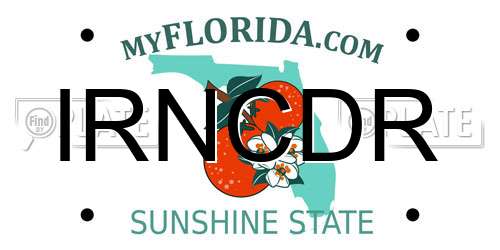 IRNCDR Florida License Plate