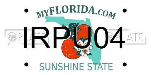 IRPU04 Florida License Plate