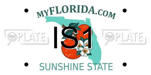 IS1 Florida License Plate