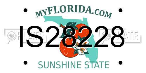 IS28228 Florida License Plate