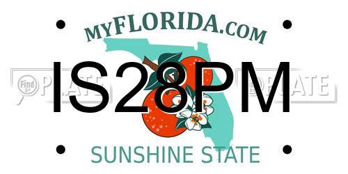 IS28PM Florida License Plate
