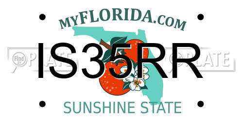 IS35RR Florida License Plate