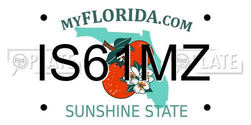 IS61MZ Florida License Plate