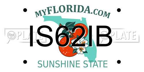 IS62IB Florida License Plate