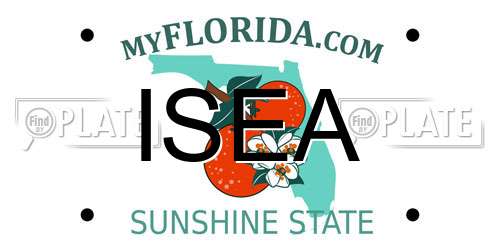 ISEA Florida License Plate