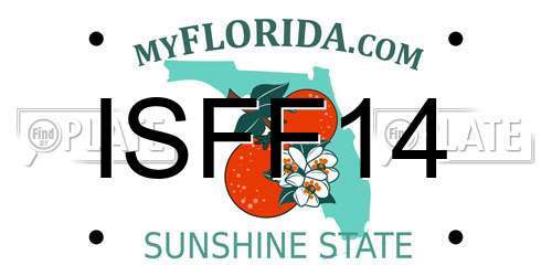 ISFF14 Florida License Plate