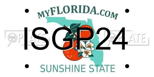 ISGP24 Florida License Plate
