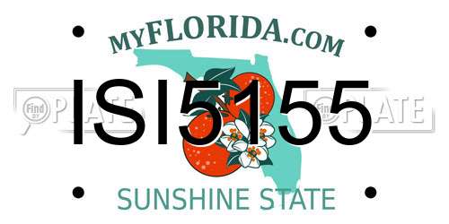 ISI5155 Florida License Plate