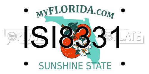ISI8331 Florida License Plate