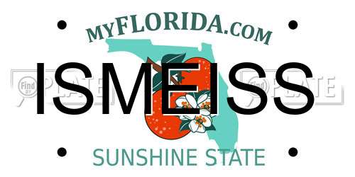 ISMEISS Florida License Plate