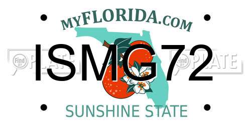 ISMG72 Florida License Plate