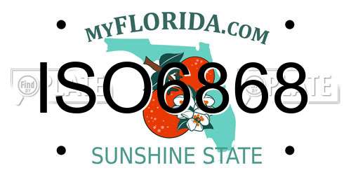 ISO6868 Florida License Plate